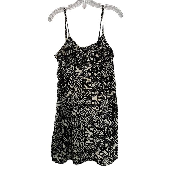 Wet Seal Y2K Black and White Print Dress Size M - Picture 1 of 4